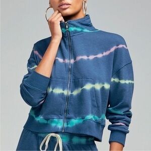NWT WILDFOX Mirage Tie Dye Olympic Full Zip